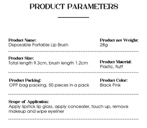 Bella Moça Lip Brushes