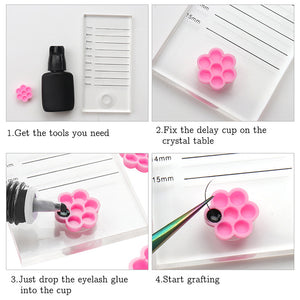 Bella Moça Pink Glue Cups