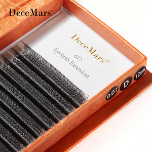 DeceMars 6DW-Shaped Eyelashes Extensions