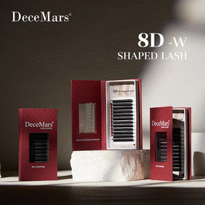 DeceMars 8DW-Shaped Eyelashes Extensions
