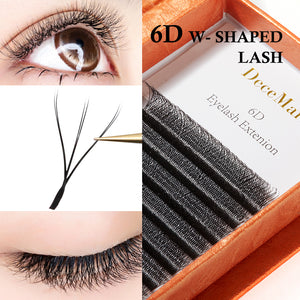 DeceMars Duplo 3DW-Shaped Eyelashes Extensions