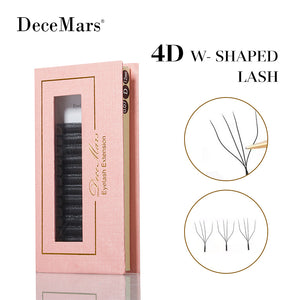 DeceMars 4D W-Shaped Eyelashes Extensions