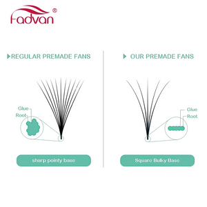 Fadvan 10D/16D Premade Eyelash Extensions D Curl Black Eyelashes