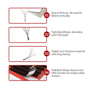 Fadvan 5DW Shape Eyelash Extensions