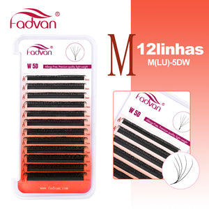 Fadvan 5DW L Curl Eyelash Extensions