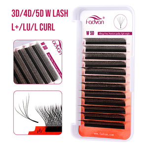 Fadvan 5DW L Curl Eyelash Extensions