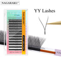 NAGARAKU YY Shape Hand Woven  Eyelashes Extension (10PCS)