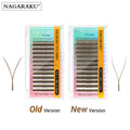 NAGARAKU Brown YY Shape Triple Tips Hand Woven  Eyelashes Extension
