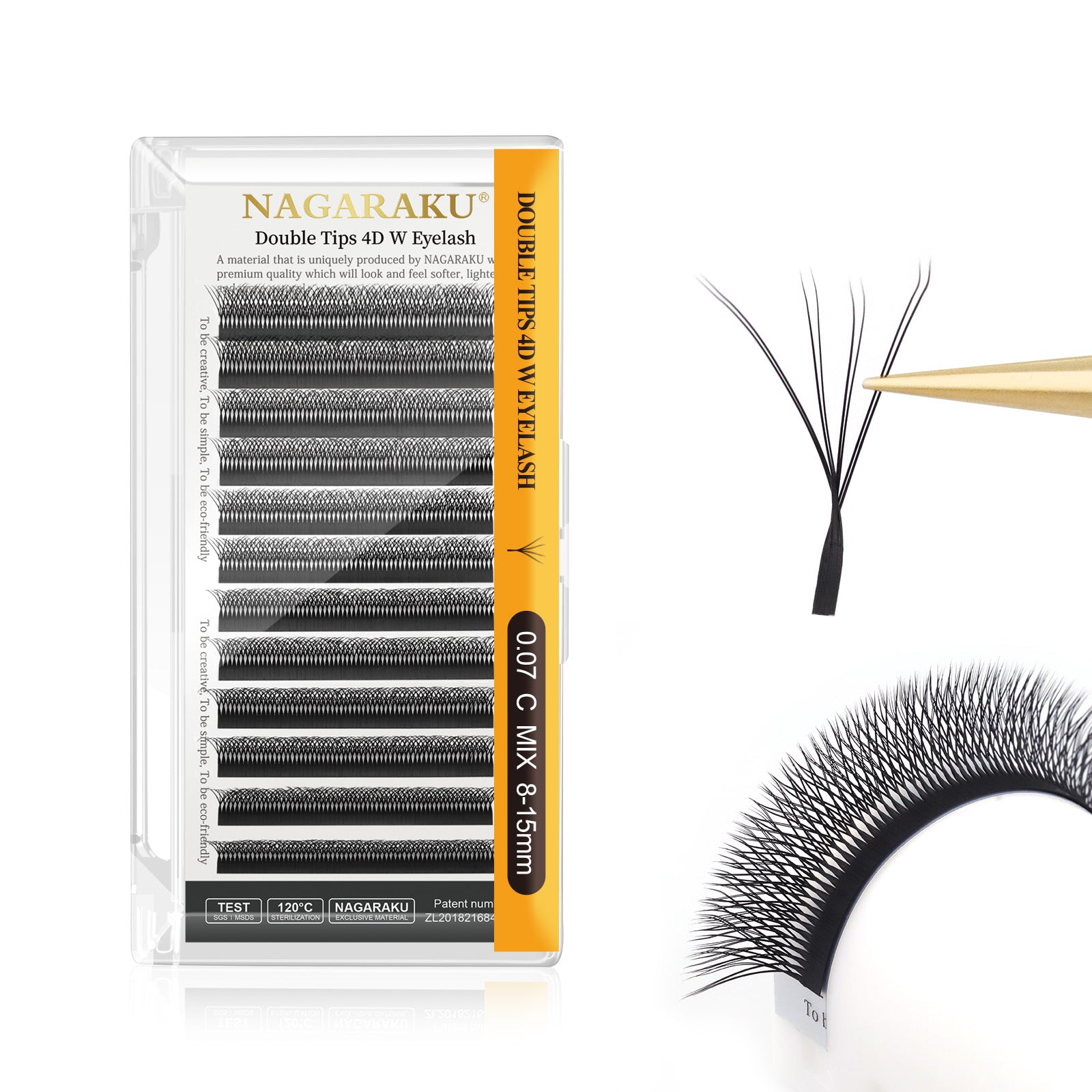 NAGARAKU Duplo 4DW Shape Hand Woven Eyelashes Extension