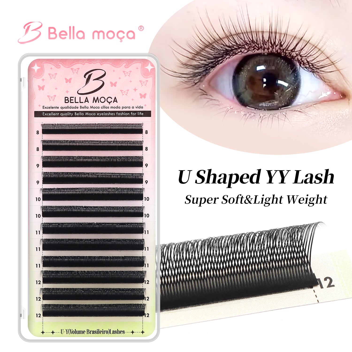 Bella Moça 0.07D UYY  Lash Extensions