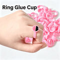 Bella Moça Glue Rings，Heart-Shaped Glue Ring，Small Glue Ring (No Divider)，Small Glue Ring (With Divider)，Medium-Depth Glue Ring，Silicone Heart Glue Ring，Flower Glue Cup（100 PCS)
