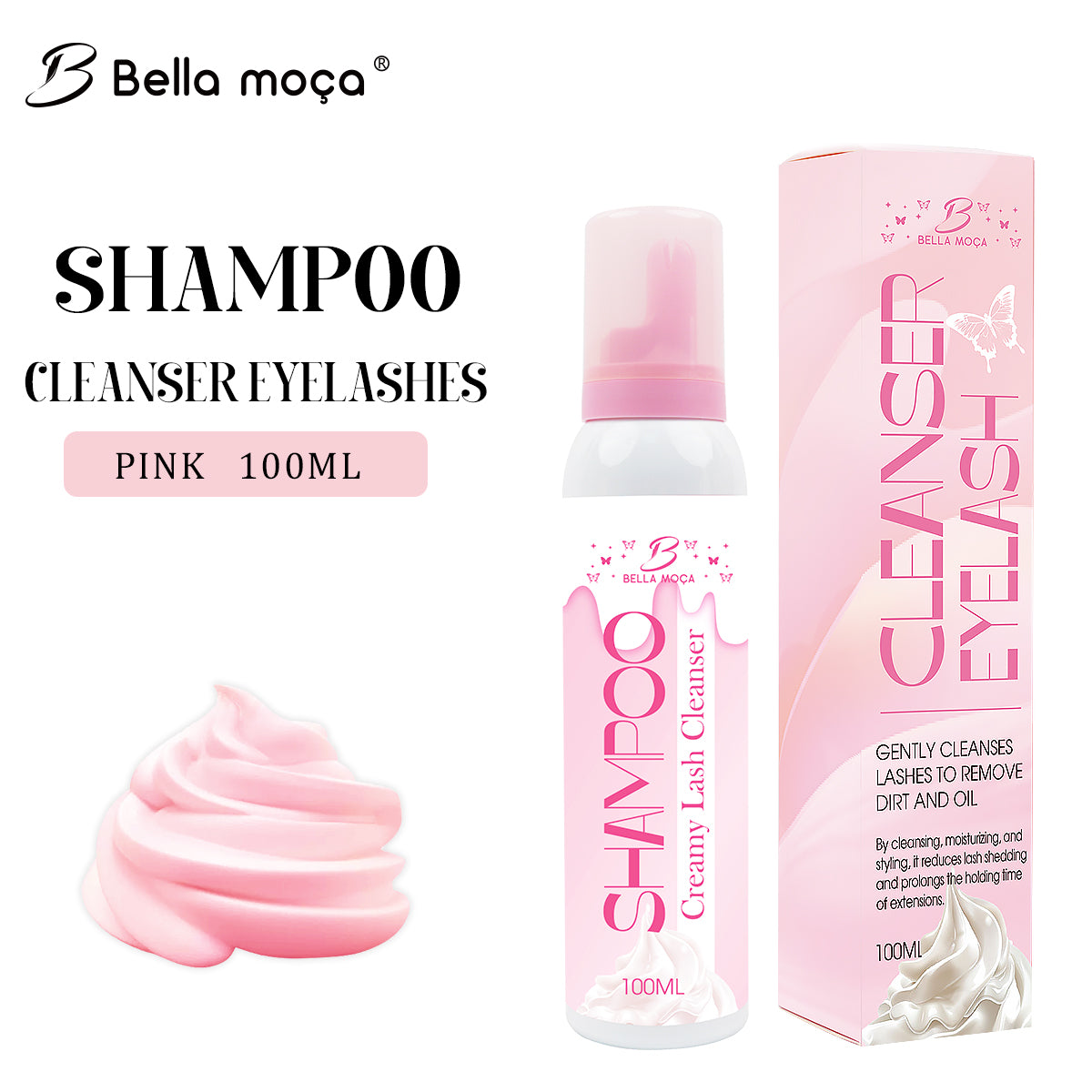 Bella Moça Lash Mousse Shampoo