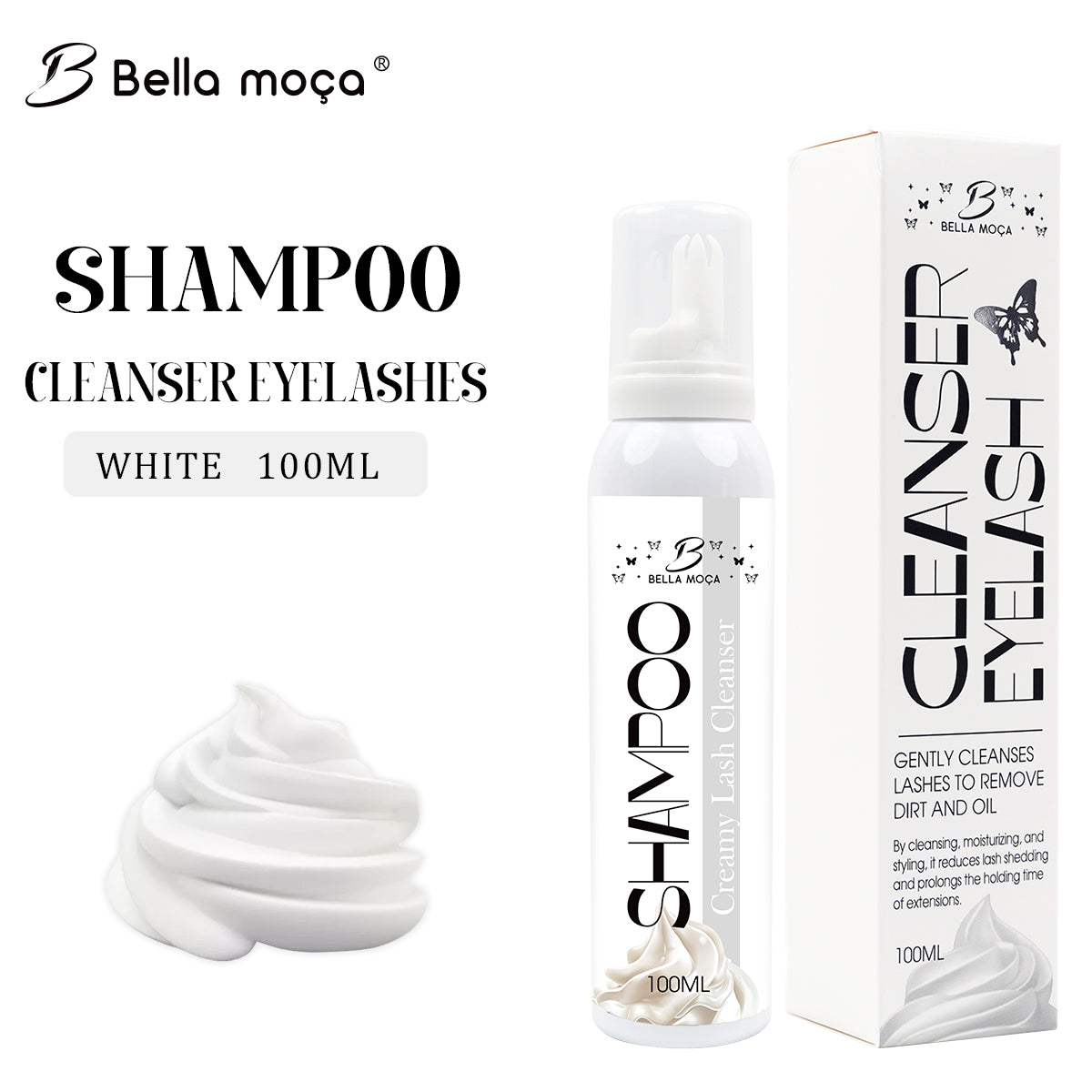 Bella Moça Lash Mousse Shampoo