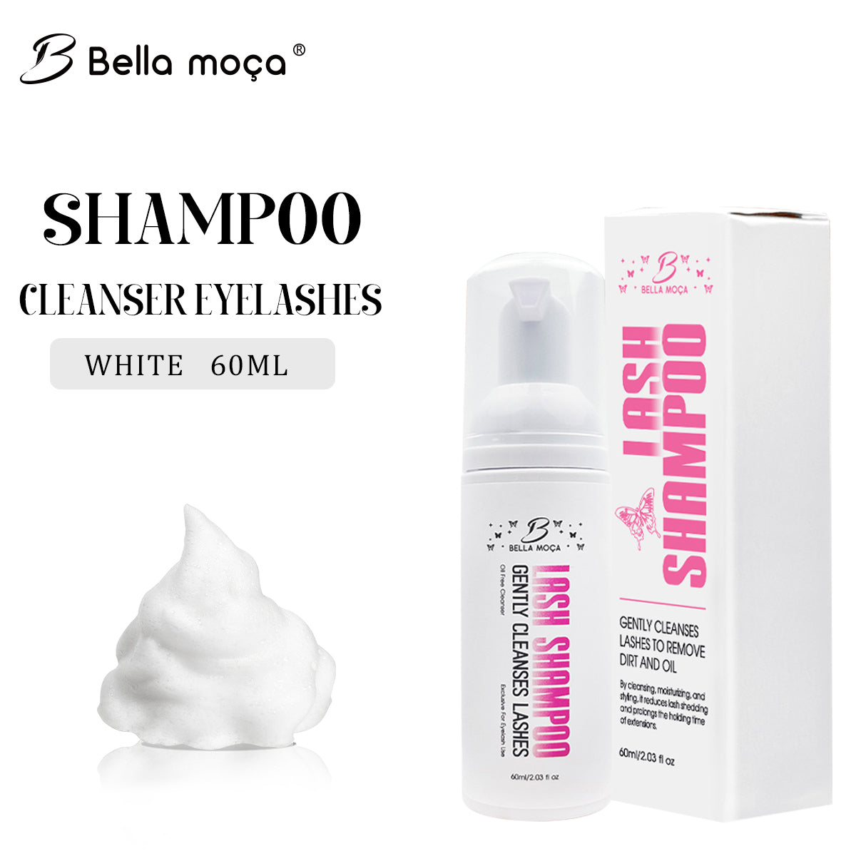 Bella Moça Lash Mousse Shampoo