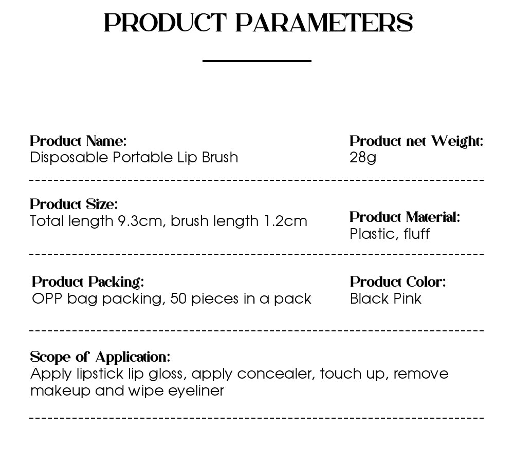 Bella Moça Lip Brushes