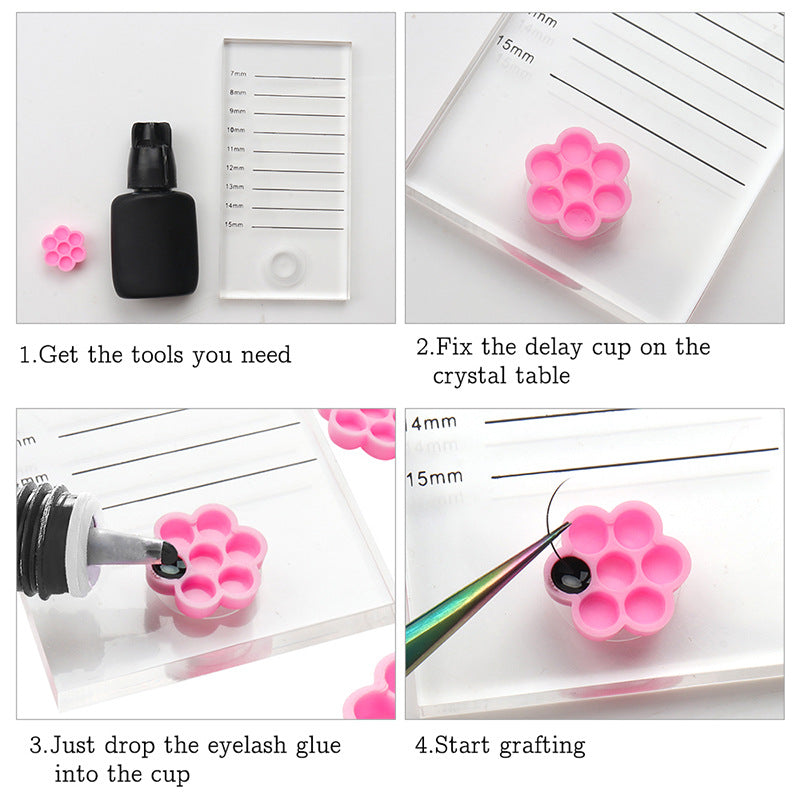 Bella Moça Pink Glue Cups
