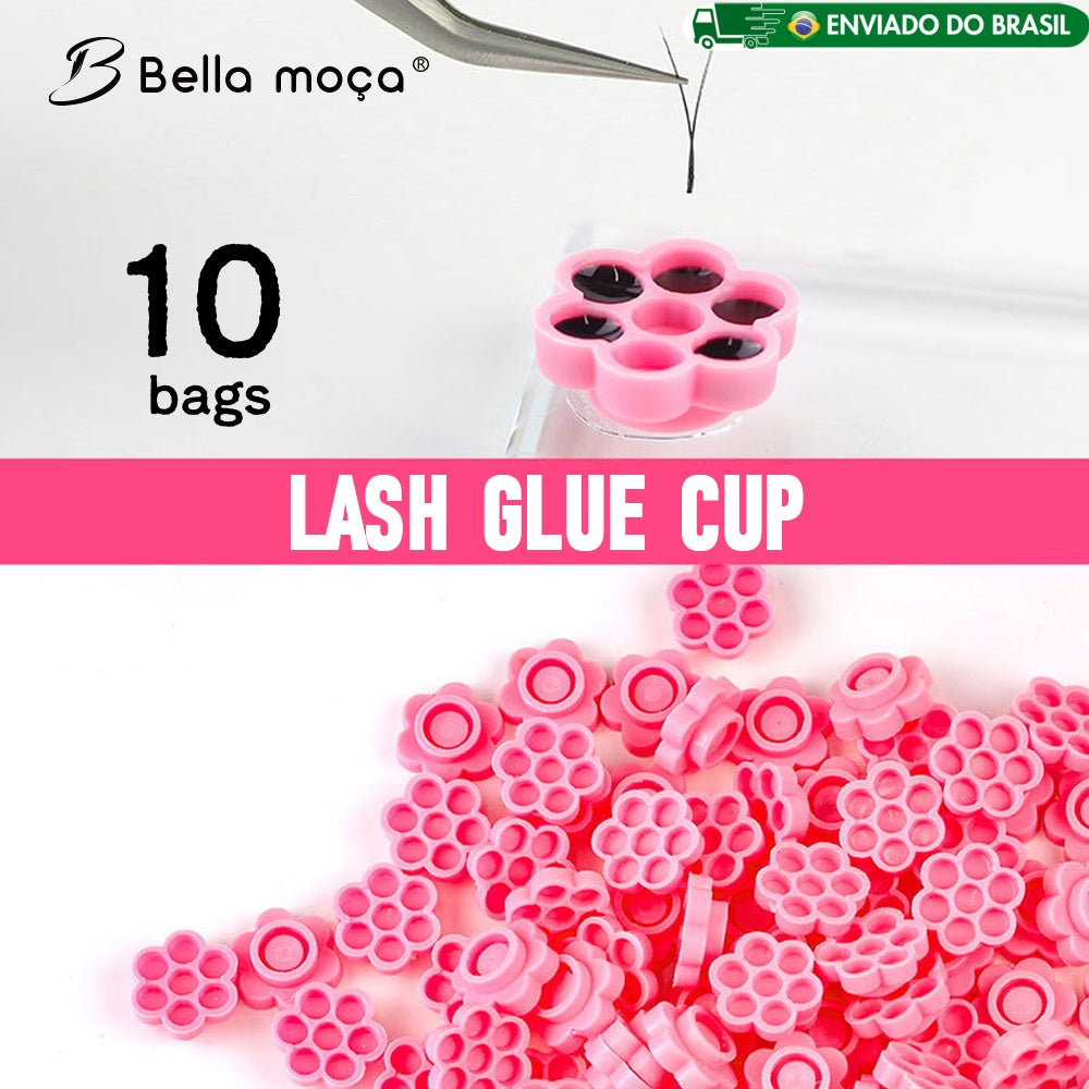 Bella Moça Pink Glue Cups