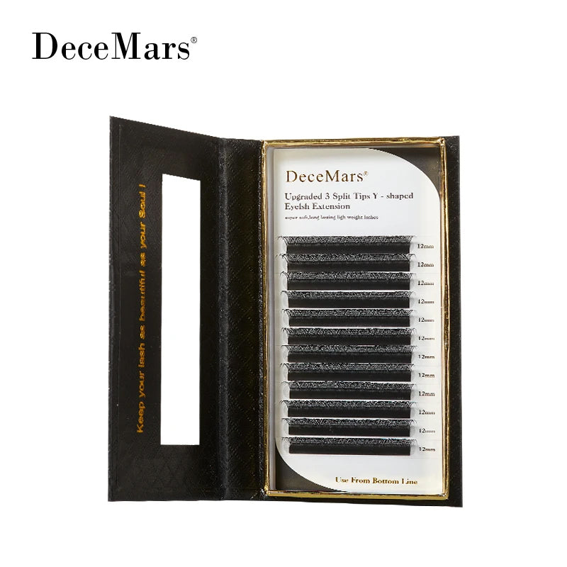 DeceMars 3 Split Tips Y-Shaped Eyelash Extension