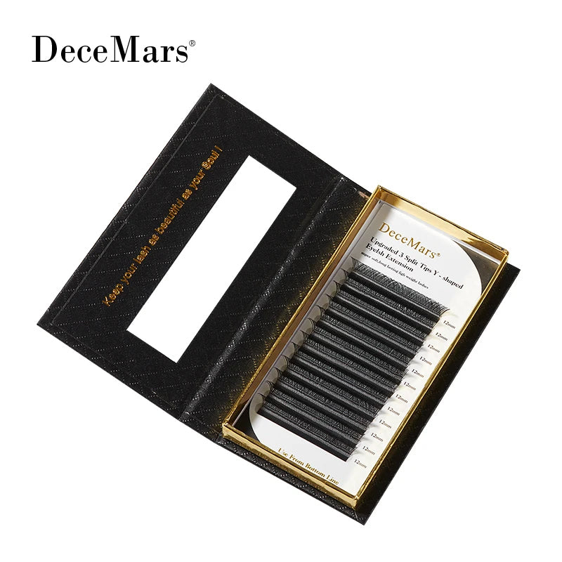 DeceMars 3 Split Tips Y-Shaped Eyelash Extension