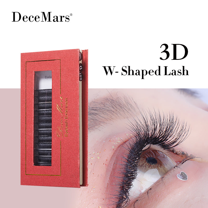 DeceMars 3DW-Shaped Eyelashes Extensions