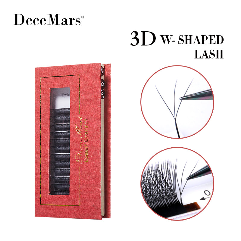 DeceMars 3DW-Shaped Eyelashes Extensions