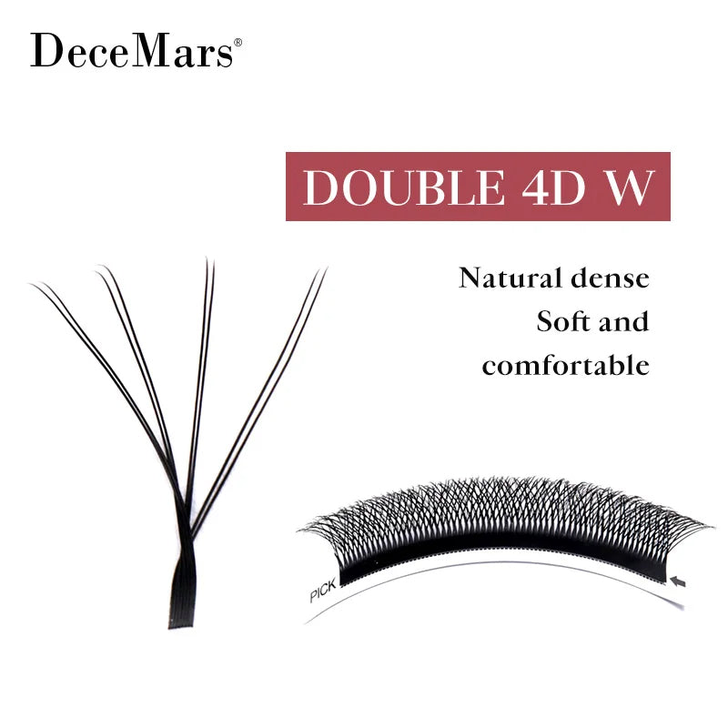 DeceMars 8DW-Shaped Eyelashes Extensions