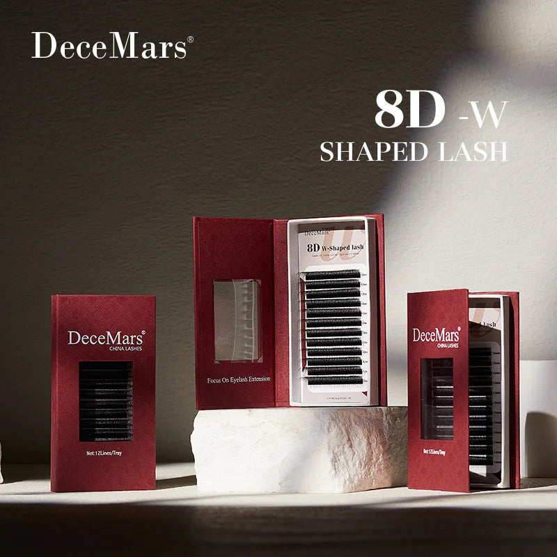DeceMars 8DW-Shaped Eyelashes Extensions