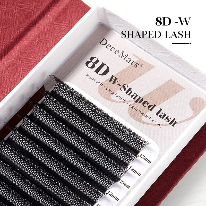DeceMars 8DW-Shaped Eyelashes Extensions