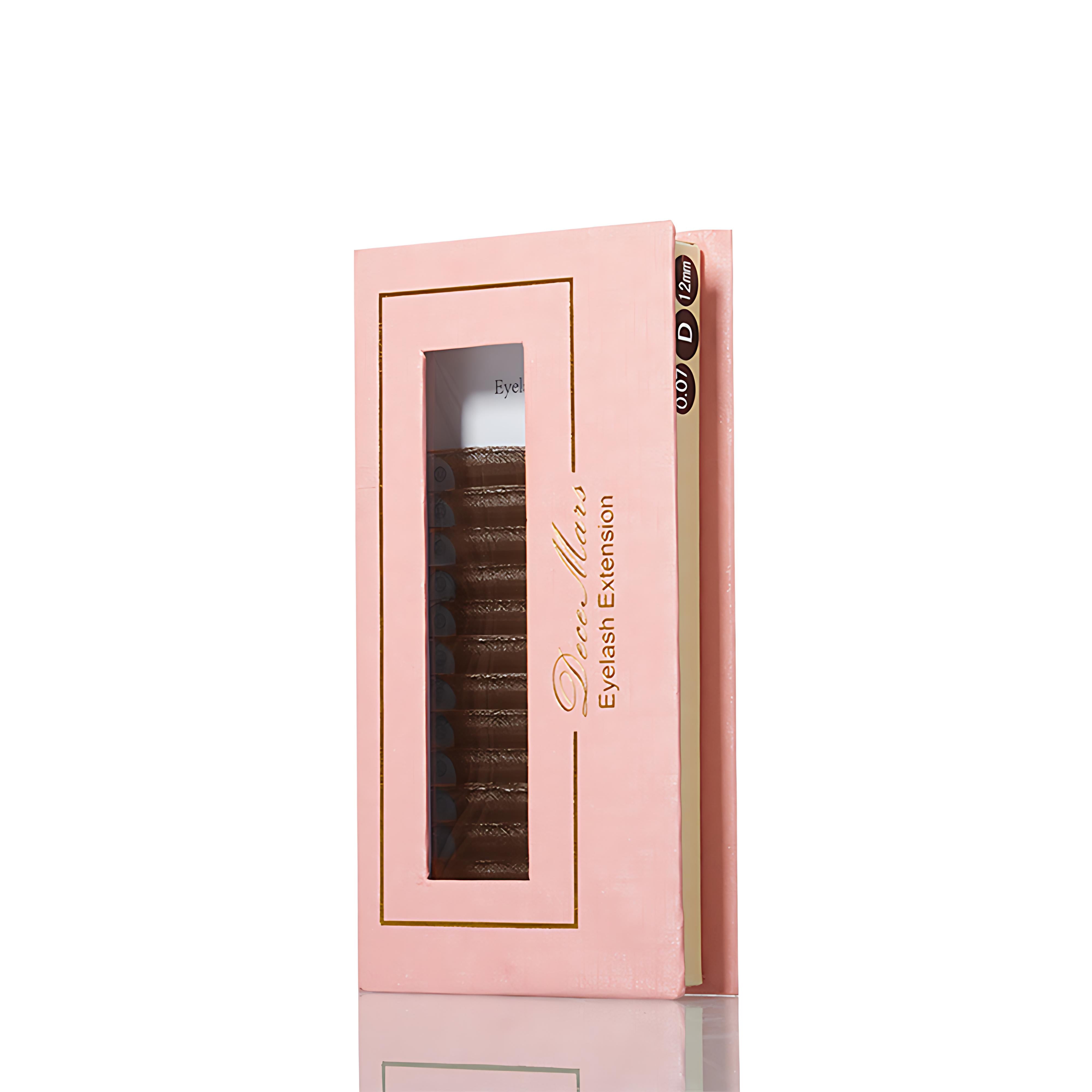 DeceMars Brown 4DW-Shaped Eyelashes Extensions