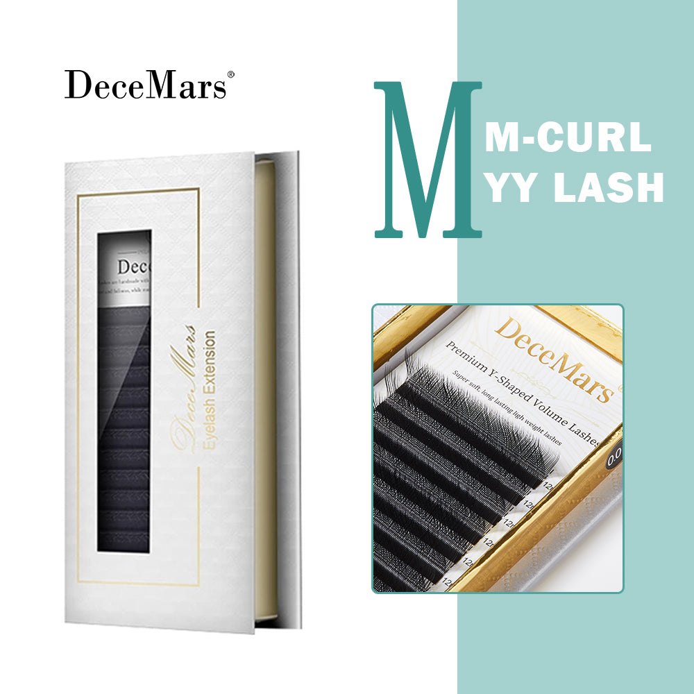 DeceMars L-curl M Curl YY Eyelash Extension 12 Lines