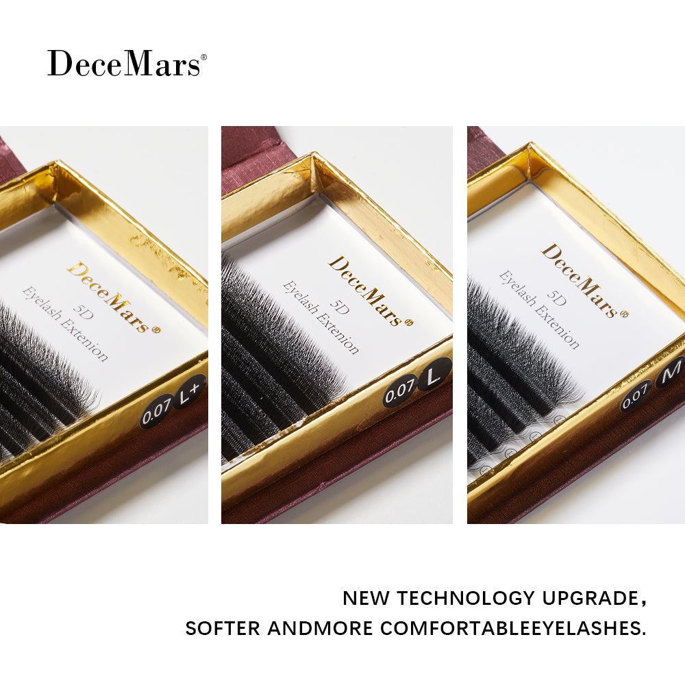 DeceMars M Curl 5DW-Shaped Eyelashes Extensions