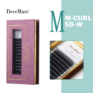 DeceMars M Curl 5DW-Shaped Eyelashes Extensions