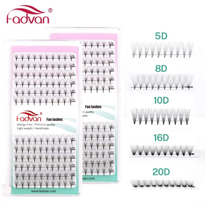 Fadvan 10D/16D Premade Eyelash Extensions D Curl Black Eyelashes