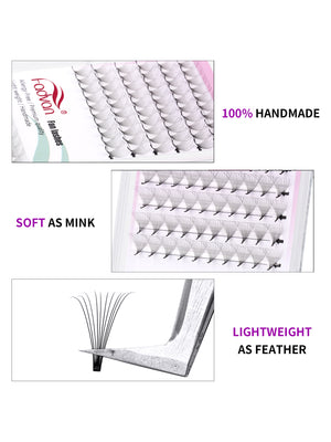 Fadvan 10D/16D Premade Eyelash Extensions D Curl Black Eyelashes