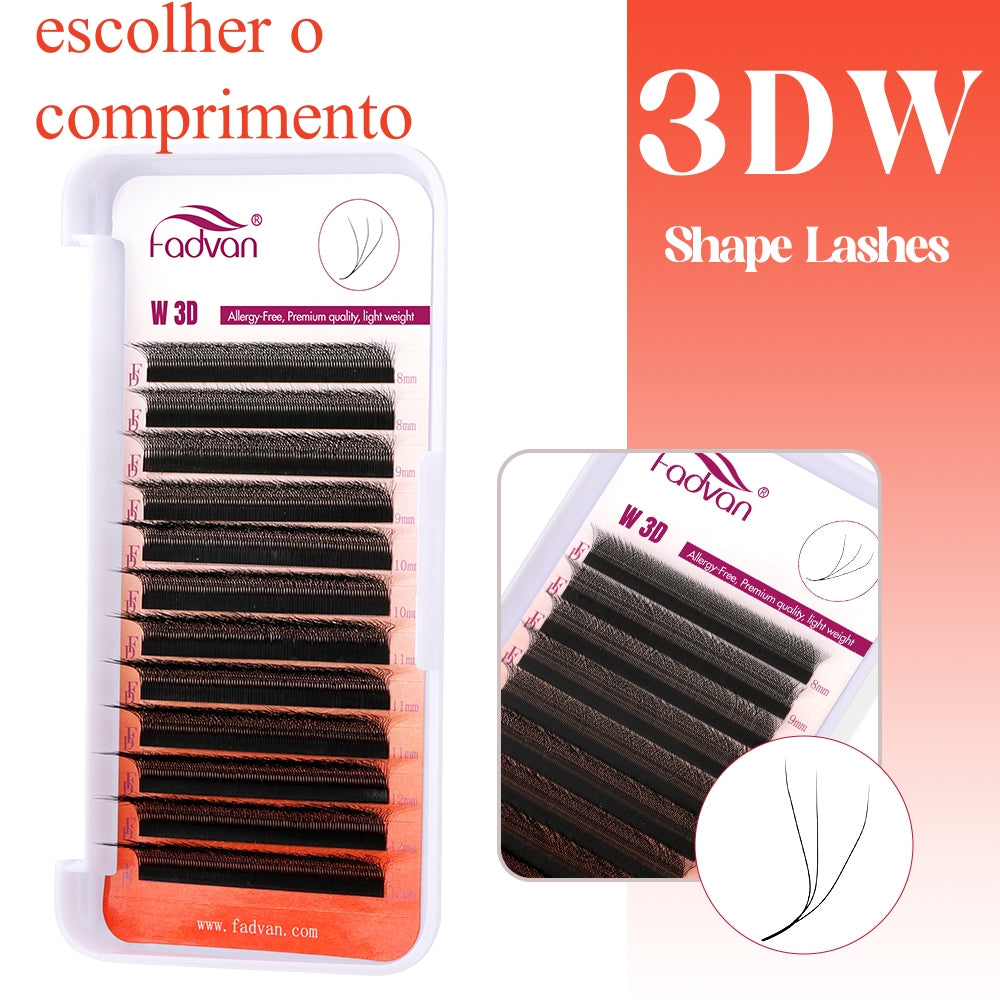 Fadvan 3DW Shape Eyelash Extensions