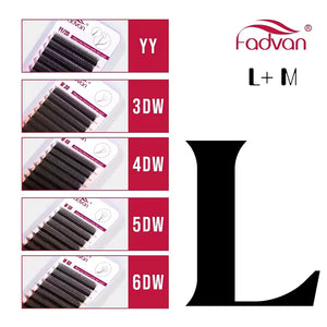Fadvan 4DW L Curl Eyelash Extensions
