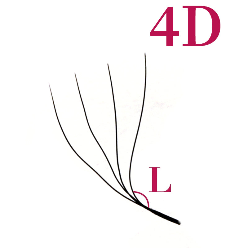 Fadvan 4DW L Curl Eyelash Extensions