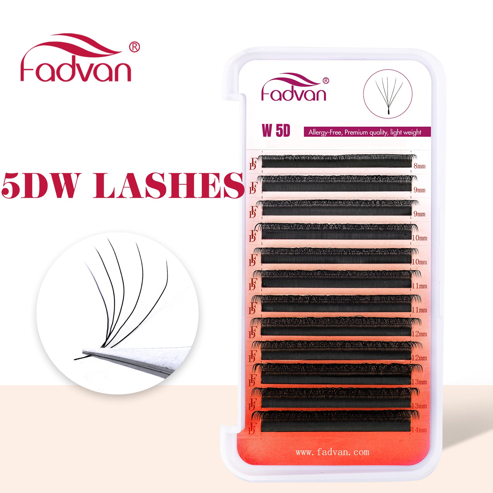 Fadvan 5DW Shape Eyelash Extensions