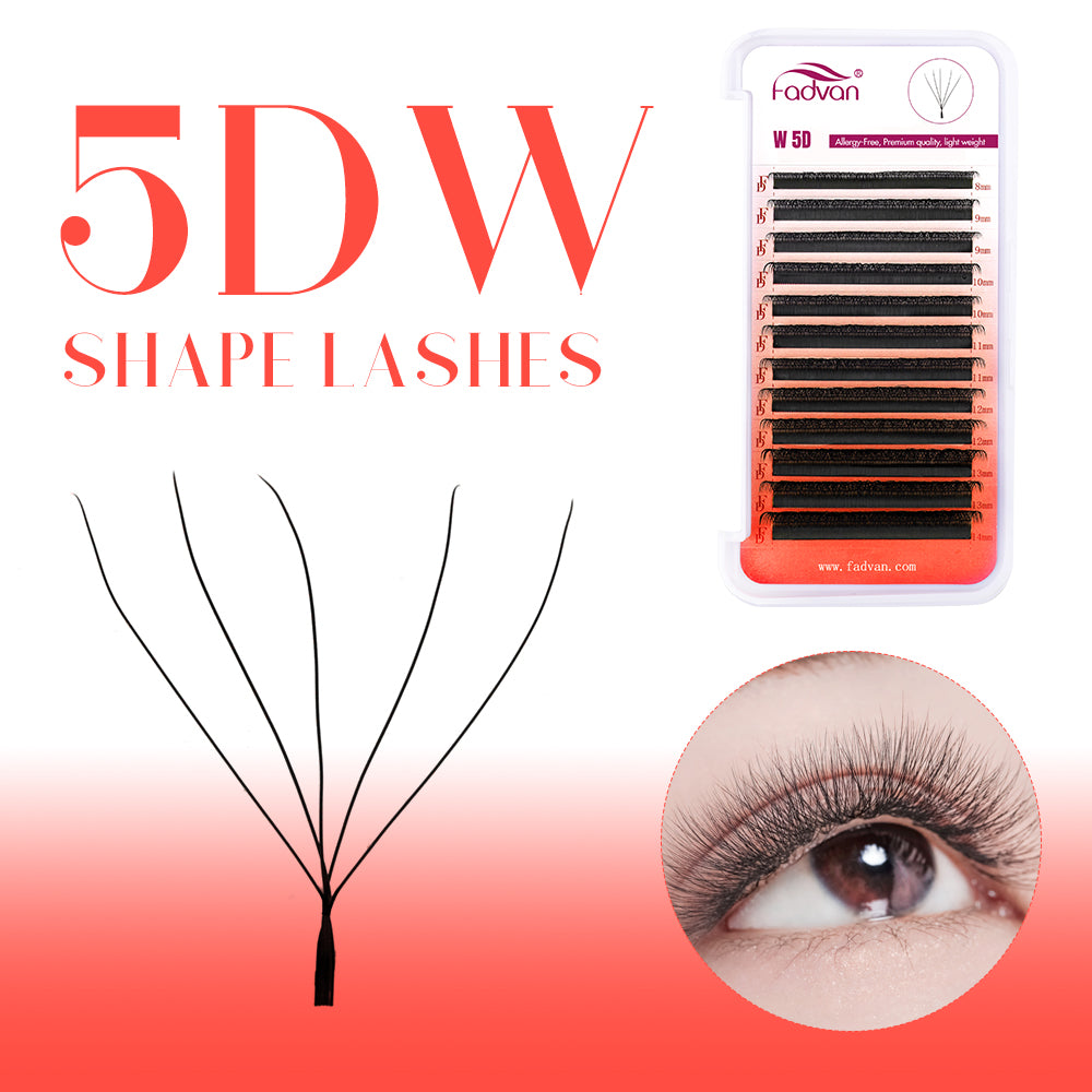 Fadvan 5DW L Curl Eyelash Extensions