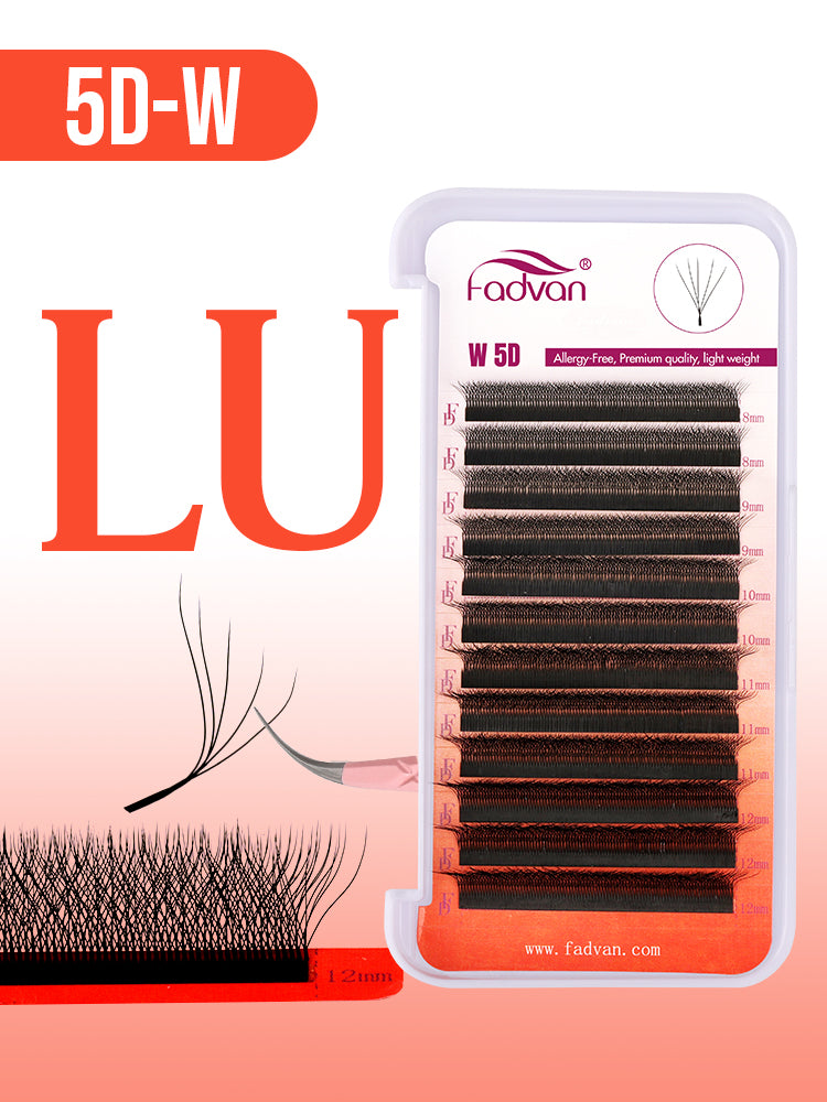 Fadvan 5DW L Curl Eyelash Extensions