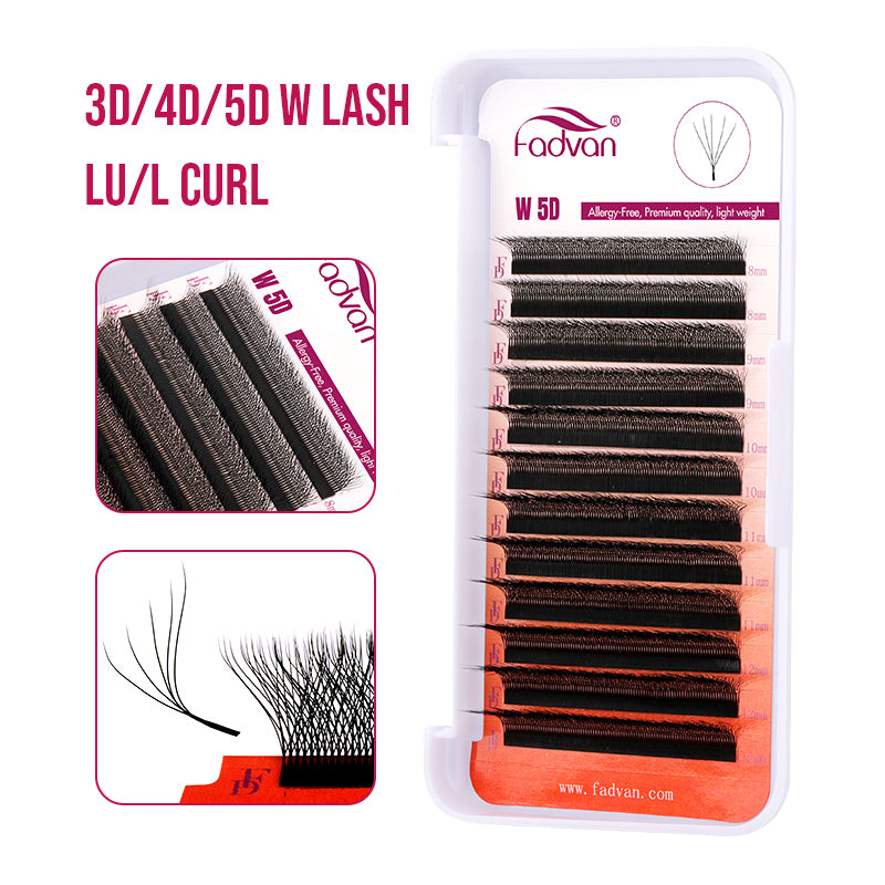 Fadvan 5DW L Curl Eyelash Extensions