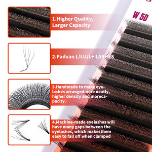 Fadvan 5DW L Curl Eyelash Extensions