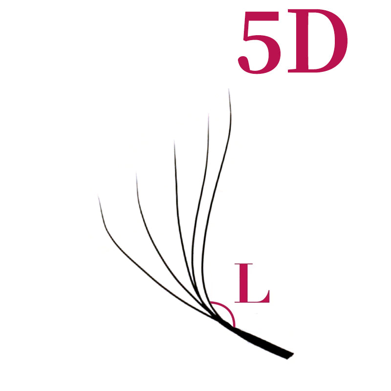 Fadvan 5DW L Curl Eyelash Extensions