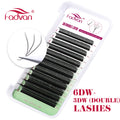 Fadvan Duplo3DW Eyelash Extensions D Curl Black False Eyelashes