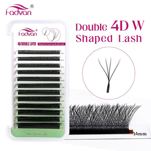 Fadvan Duplo4DW Eyelash Extensions D Curl Black False Eyelashes