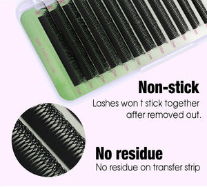 Fadvan Duplo4DW Eyelash Extensions D Curl Black False Eyelashes