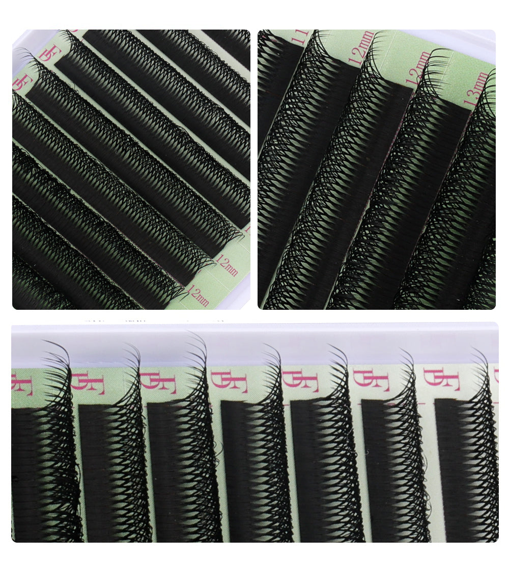 Fadvan Duplo4DW Eyelash Extensions D Curl Black False Eyelashes